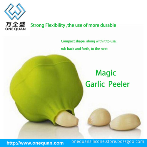 Alibaba Hot Sale Kitchen Accessory Silicone Peeler Garlic Press